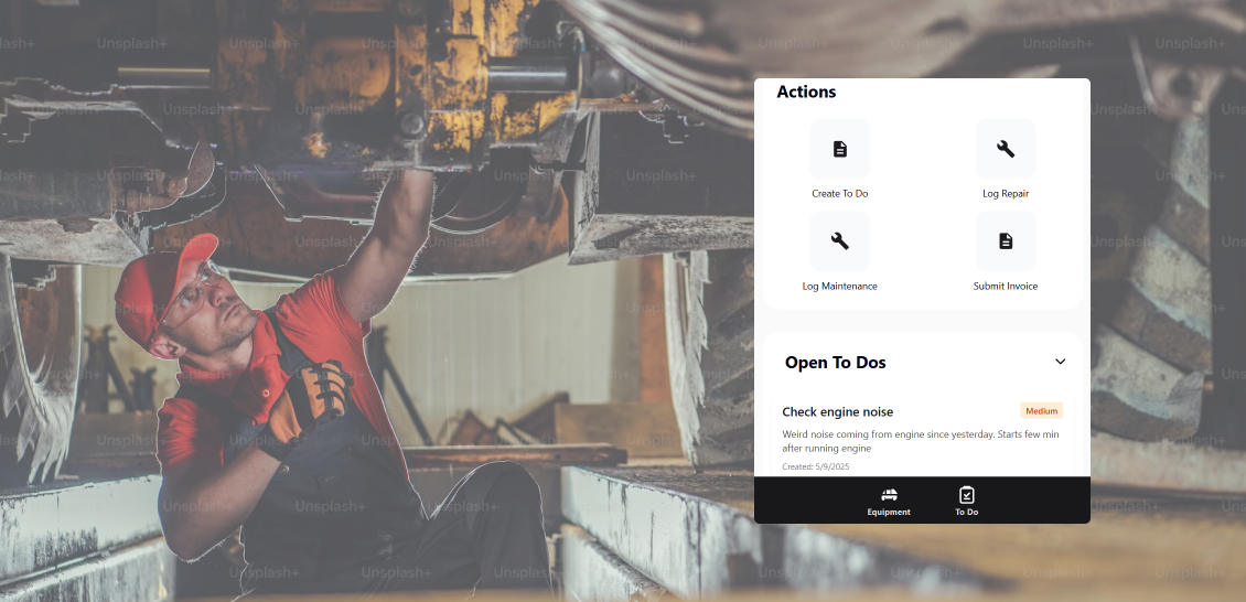 Equipment Maintenance